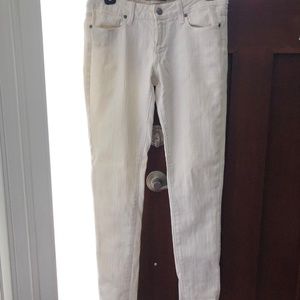 Paige white denim jeans